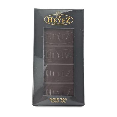 Tablette de chocolat belge noir 70%