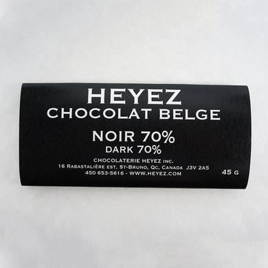Dark Belgian chocolate bar 70%