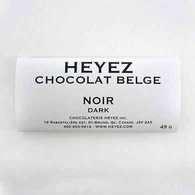 Black Belgian chocolate bar