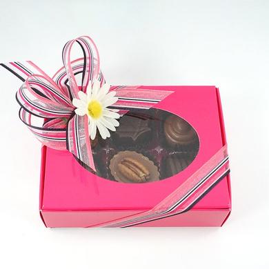 Window box of 6 assorted chocolates
